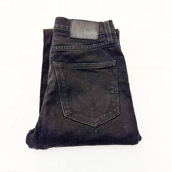 Denim Forum The Arlo High Rise Straight Denim Jeans Button Fly Size 25 x 28L - Picture 1 of 9
